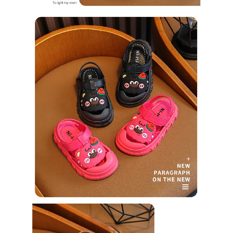 Dép Sandal Đế Mềm Chống Trượt In Hình Hoạt Hình Thời Trang Mùa Hè 2023 Dành Cho Trẻ Em