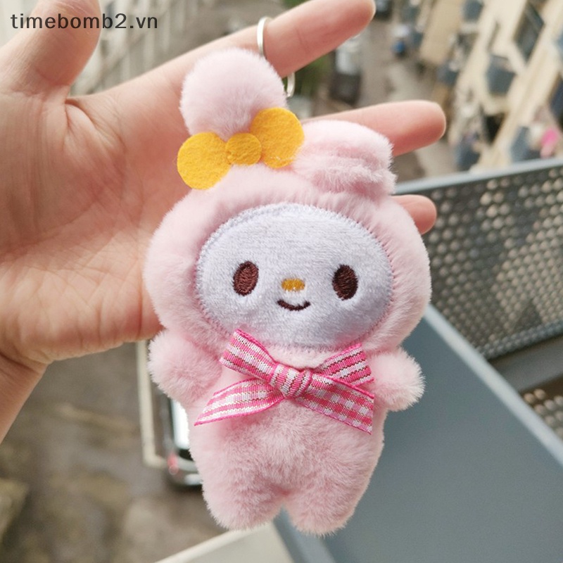 Móc Khóa Thú Nhồi Bông Hoạt Hình kuromi my melody cinnamoroll plushie Dễ Thương Làm Quà Tặng Trang Trí