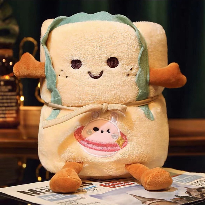 Chăn Nhỏ Vải flannel In Hoạt Hình Dễ Thương Dùng Trong Văn Phòng / Ngủ Trưa