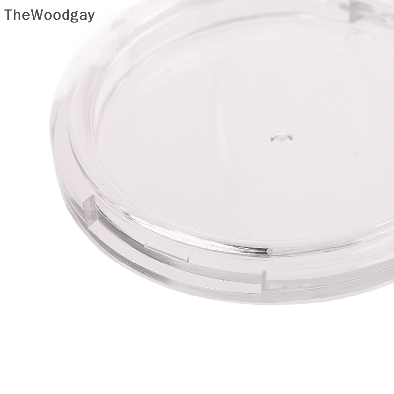 Hộp Phấn Má Hồng Rỗng Trong Suốt 8.5ml Kèm Chảo Nhôm Đường Kính Trong 59mm