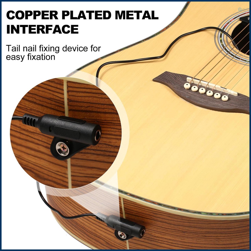 Jack Âm Thanh Từ Tính 6.35mm Không Dùng Pin / Khoan Chuyên Dụng Cho Đàn guitar
