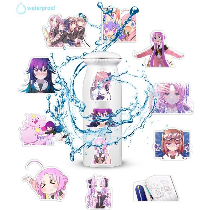 Bộ 50 Miếng Dán Trang Trí Máy Tính / Điện Thoại Chống Thấm Nước Hoshiku telepath konohoshi Uika akeuchi yuu Taragi haruno konohoshi Hon matataki