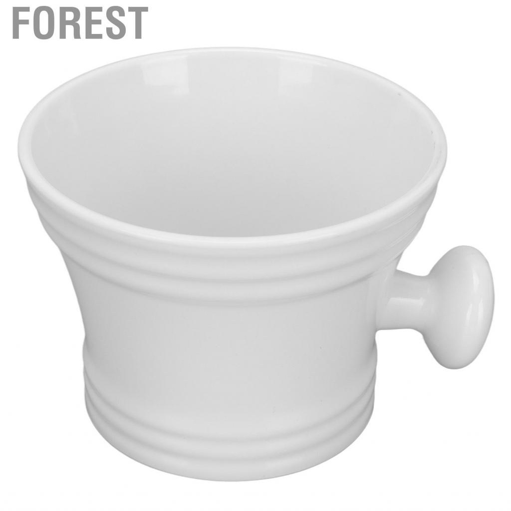 Forest Shaving Bowl Mug Luxurious Large  With Handle For Men