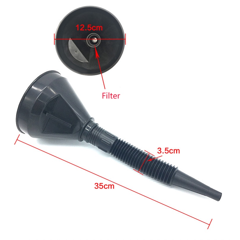 Phễu Lọc Nhiên Liệu 2 Trong 1 Thông Dụng Cho Xe Hơi Xe Tải atv