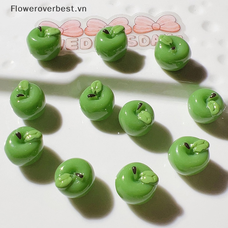 Set 5 Quả Táo Giả mini Tỉ Lệ 1: 12 Dùng Để Trang Trí Nhà Búp Bê