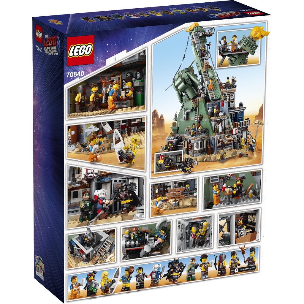 Xả kho 70840 The LEGO Movie 2 :Welcome to Apocalypseburg -: Đồ chơi LEGO Chào mừng đến với Apocalypseburg tặng kèm xe