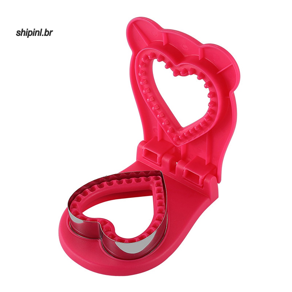 Khuôn Làm Bánh Mì sandwich Hình Trái Tim Bằng Thép Không Gỉ diy