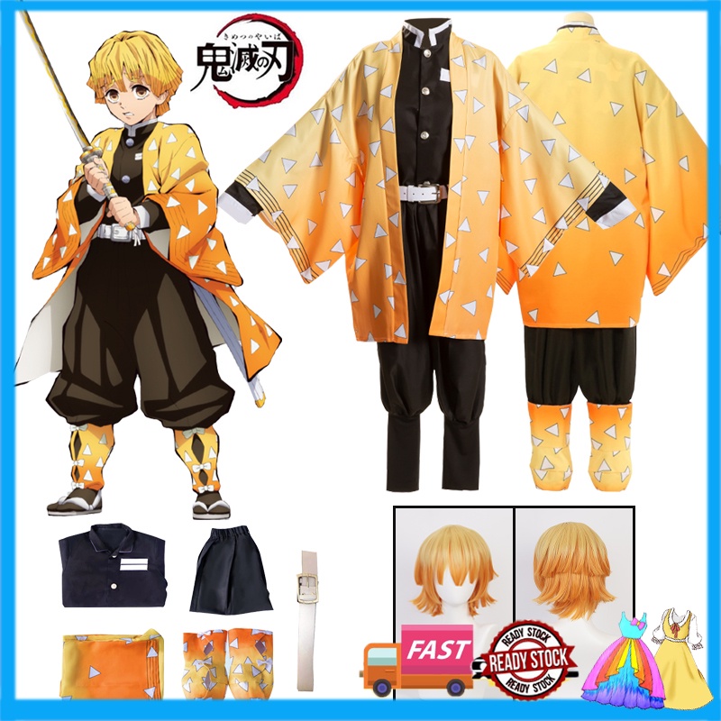 Tóc Giả Hóa Trang Nhân Vật kimetsu no yaiba Agatsu Trong demon slayer Cho Bé Trai