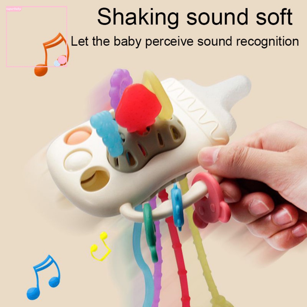 Đồ Chơi Con Lăn Hình Trái Cây Hoạt Hình Màu Sáng Giúp Giảm Căng Thẳng Răng Miệng Tay Và Mắt Trẻ Em