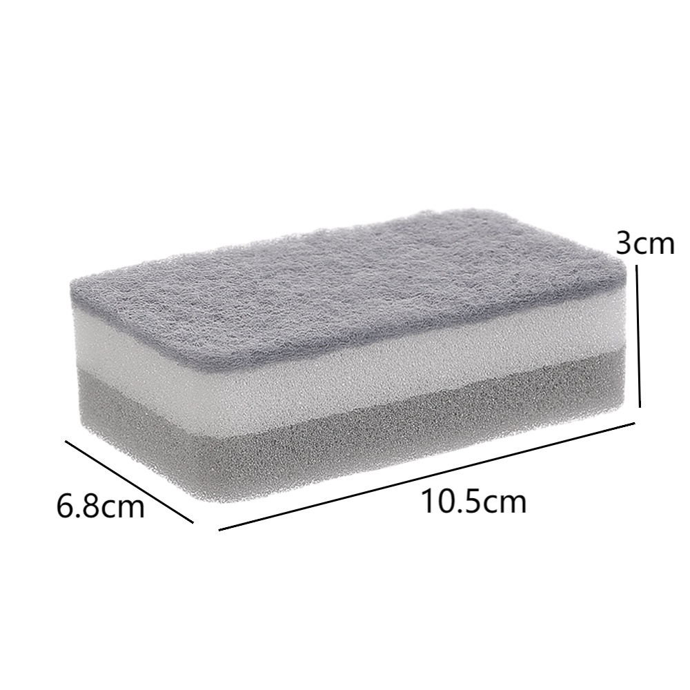 Miếng Bọt Biển Hai Mặt Lau Chùi Đa Năng Có Thể Tái Sử Dụng Cho Nhà Bếp / Xe Hơi / Nhà Bếp