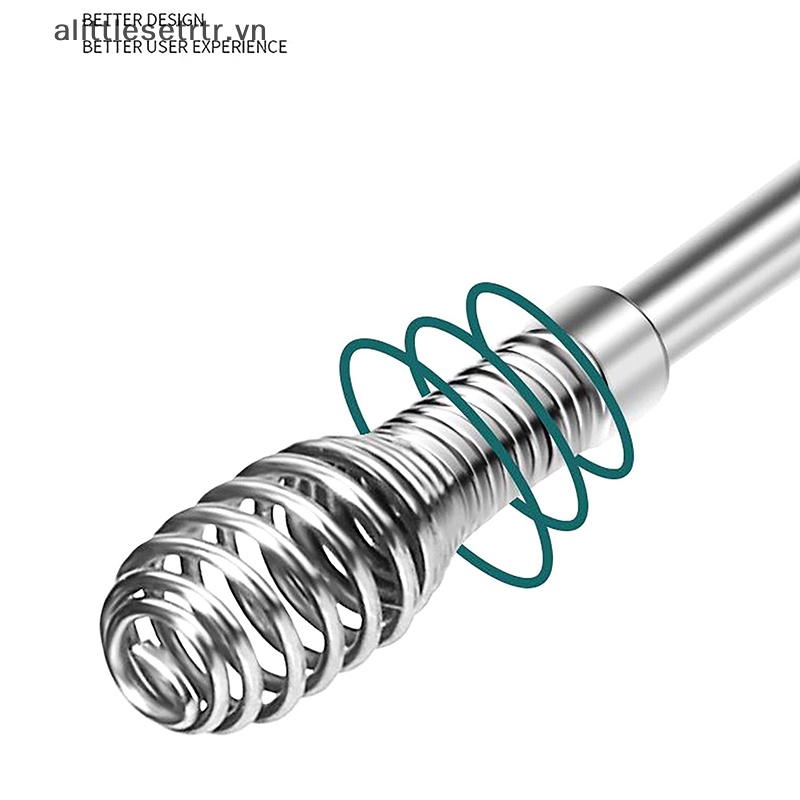 Alittlesetrtr Bộ 6 Dụng Cụ Lấy Ráy Tai Bằng Thép Không Gỉ Hình Muỗng Vệ Sinh Ráy Tai vn