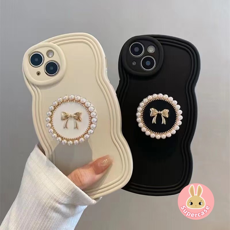 Ốp Điện Thoại Có Giá Đỡ Hình Nơ Cho iphone 15 pro max 15 plus 14 13 12 mini 11 pro max 14 plus 6 7 8 plus se 2020