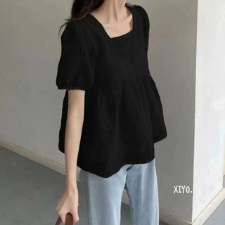 NZN Áo sơ mi ngắn tay ngắn thời trang nữ