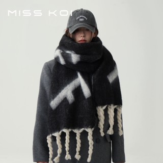 Misskoi [Hàng Có Sẵn] Khăn Choàng Cổ Mùa Đông Dày Dặn Ấm Áp Phong Cách Hàn Quốc Dành Cho Cặp Đôi