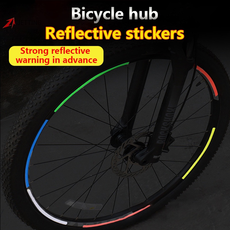 Miếng dán phản quang JETTING trang trí an toàn cho bánh xe đạp / xe máy