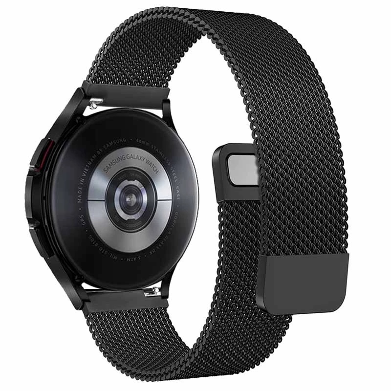 Dây Đeo Inox Từ Tính 20mm 22mm Cho Đồng Hồ Thông Minh Samsung Galaxy Watch 3 4 46mm 42mm 40mm 44mm S3 Active 2 Huawei GT