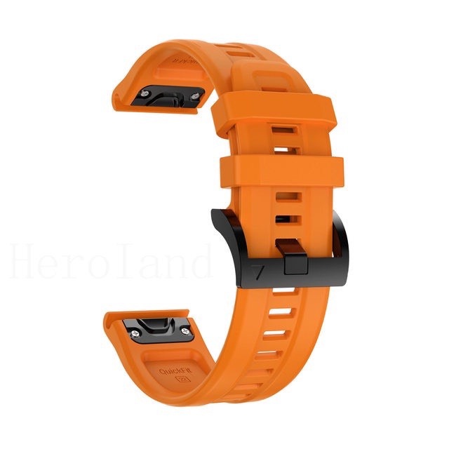 Dây cao su 22 cho đồng hồ garmin Fenix 5/6/7, Forerunner 745,935,945,955... dây silicon size 22mm kèm ngàm quick fit
