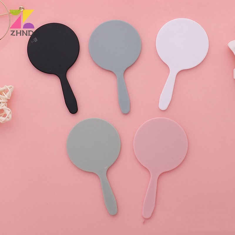 Gương Trang Điểm Cầm Tay zhuzhengde Hình Tròn Có Tay Cầm
