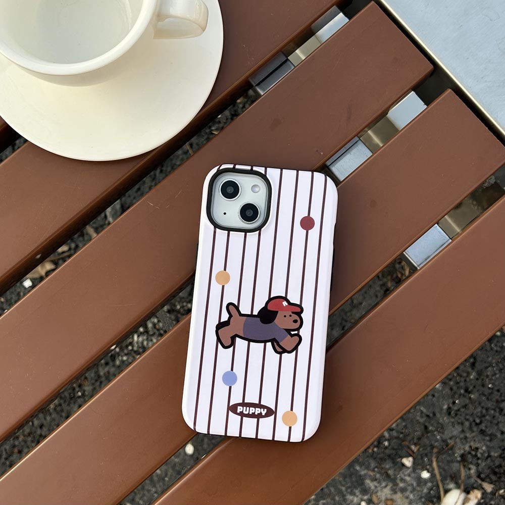 Vỏ Bao Da Điện Thoại Cứng Hình Chú Chó Cho iphone 11 12 12pro 12promax 13 13pro 13promax 14 14pro 14promax 15 15pro 15promax Ốp