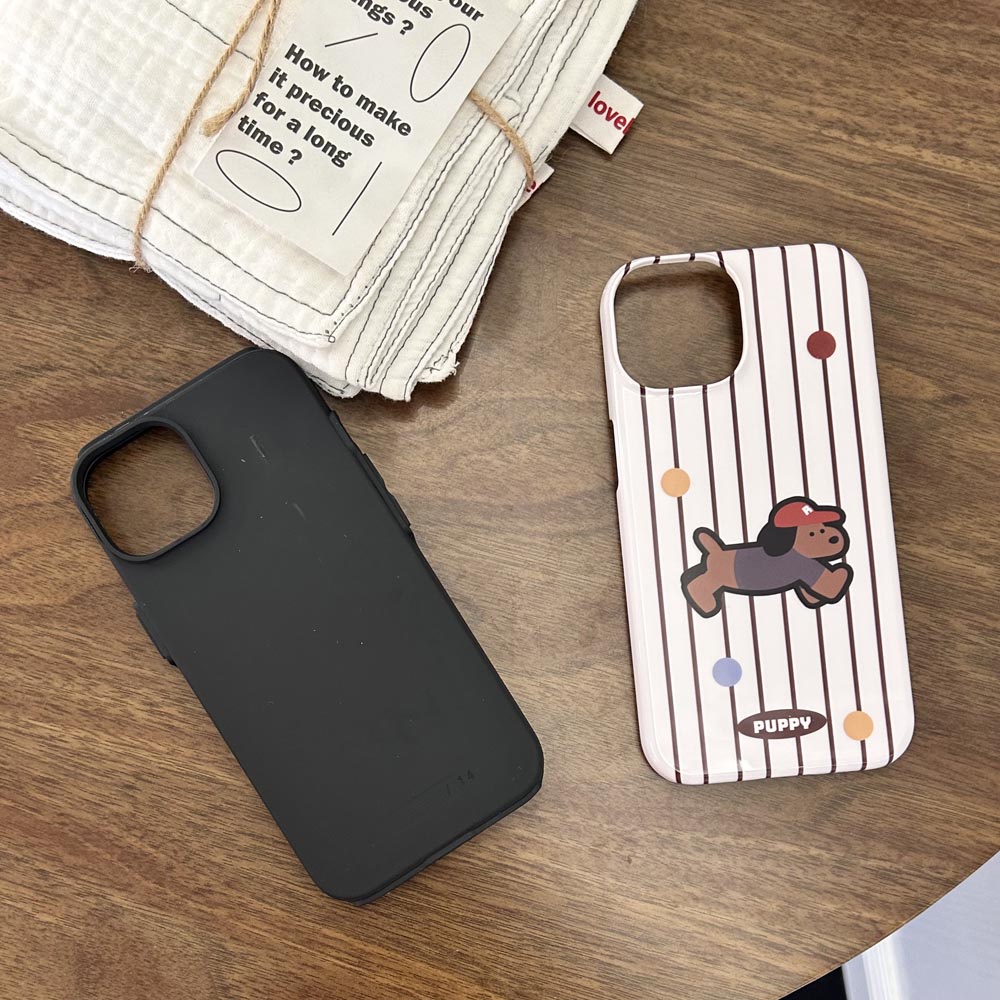 Vỏ Bao Da Điện Thoại Cứng Hình Chú Chó Cho iphone 11 12 12pro 12promax 13 13pro 13promax 14 14pro 14promax 15 15pro 15promax Ốp