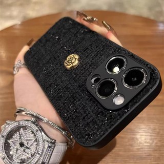Sang Trọng Ốp Điện Thoại Cứng Chống Sốc In Hình Hoa Trà Nhỏ Cho iphone 15 pro max 14 13 12 11 pro max xs max xr xs