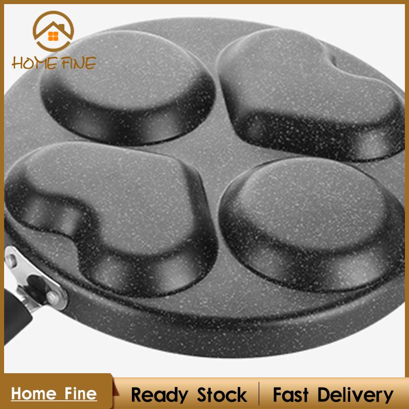 Chảo Chiên Trứng 4 Ngăn Chống Dính Tiện Dụng Cho Nhà Hàng Khách Sạn