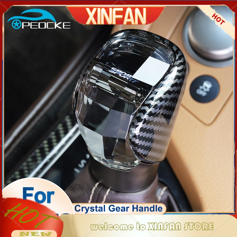 Xinfan Đầu Cần Gạt Số Có Đèn led Pha Lê Cho lexus nx rx es gs is es300h nx200t is300 rx300