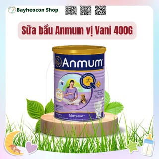 Sữa bột dành cho mẹ bầu anmum materna hương vani 400g ít ngọt