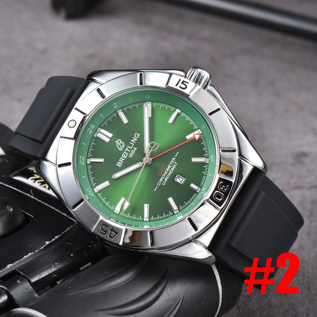 Đồng Hồ quartz Nam Hiển Thị Ngày Dây Cao Su silicone Thời Trang