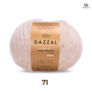 Len Alpaca Air nhập khẩu từ Gazzal, đan móc áo, áo khoác, khăn