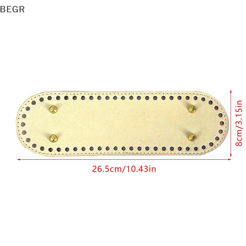 Đáy Túi Xách Da pu 4 Đinh Tán Hình oval Chống Mài Mòn Siêu Bền Tiện Dụng