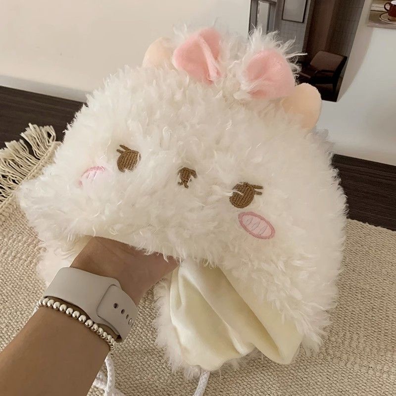 Mũ Lông Cừu Che Tai Giữ Ấm Mùa Thu Đông Phong Cách Hàn Quốc Dễ Thương Ngọt Ngào Cho Trẻ Em