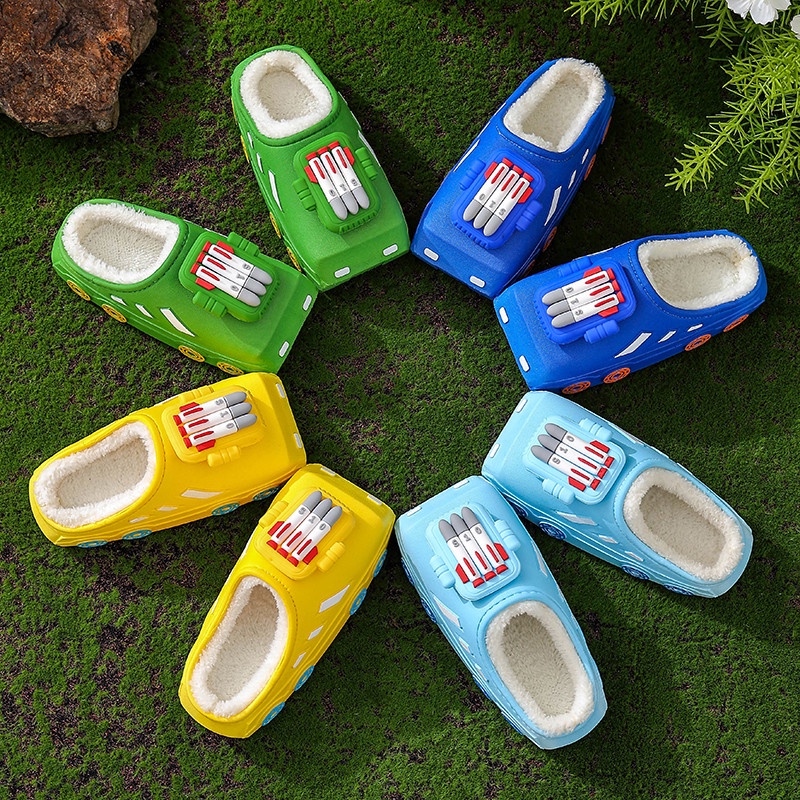 Ayuer Dép cotton Chống Trượt Họa Tiết Hoạt Hình Xinh Xắn