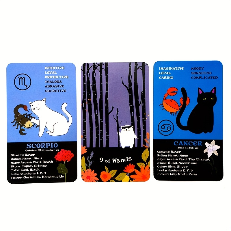 Bộ Bài tarot Mèo Con Dễ Thương - Món Quà Hoàn Hảo Cho Những Người Yêu Mèo!