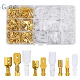 【GIGGLE】Wire Connectors 480 Pcs Electrical Crimp Terminal Engineering Accessories