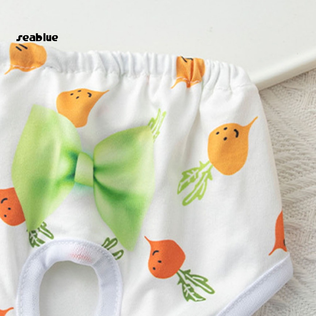 Tã Lót Nữ Thoáng Khí Thấm Hút Tốt Thoải Mái Có Nơ Ngăn Ngừa Bệnh Dịch Co Giãn Bảo Vệ Cho Cún Cưng