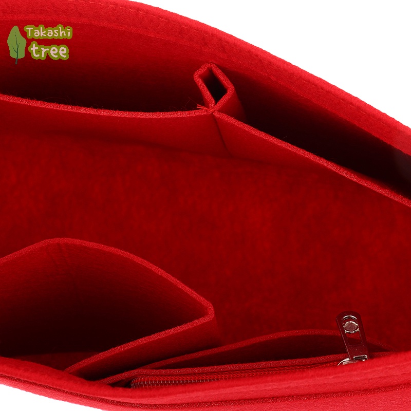 Túi Đựng Túi Xách Cầm Tay mini Bằng Vải Nỉ Lót Bên Trong