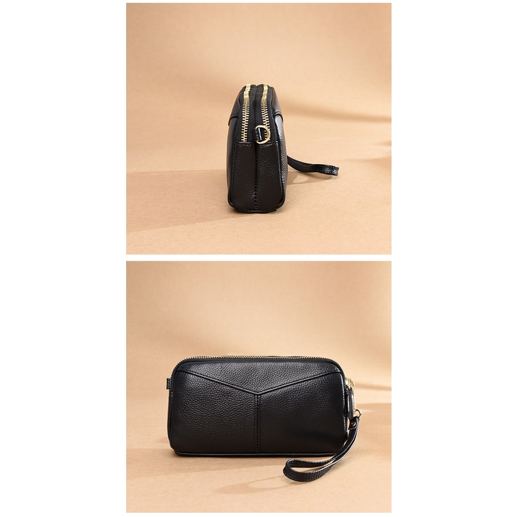 Genodern Túi Xách Da Bò Thật Thời Trang Cho Nữ