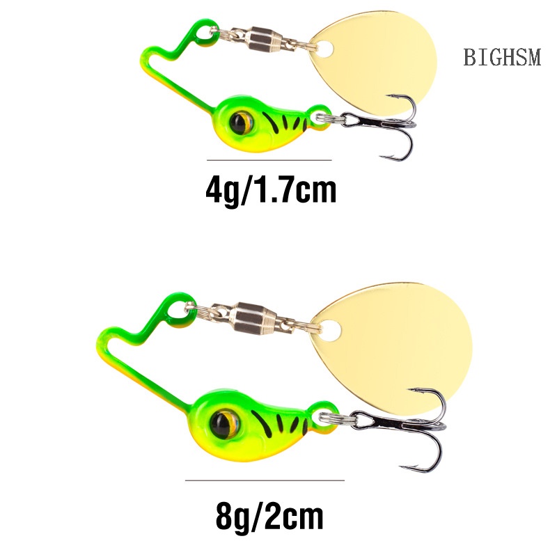 Mồi Câu Cá Giả mini Bằng Kim Loại 4g8g Màu Đen skk