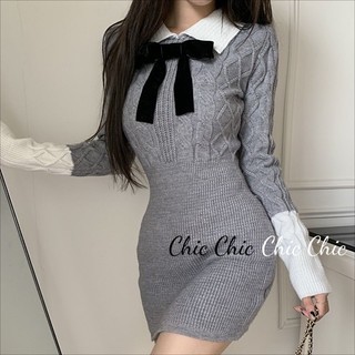 Chic Chic váy nữ Đầm Body Cho thời váy thời trang Fashion Phong cách Hàn Phong WLQ23A0SV0 43Z231025