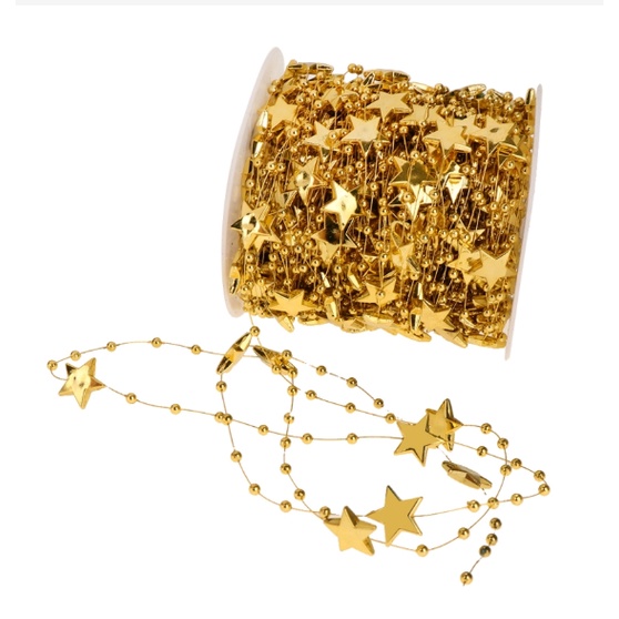 Dây Chuỗi Hạt Sao Phụ kiện trang trí giáng sinh DC03