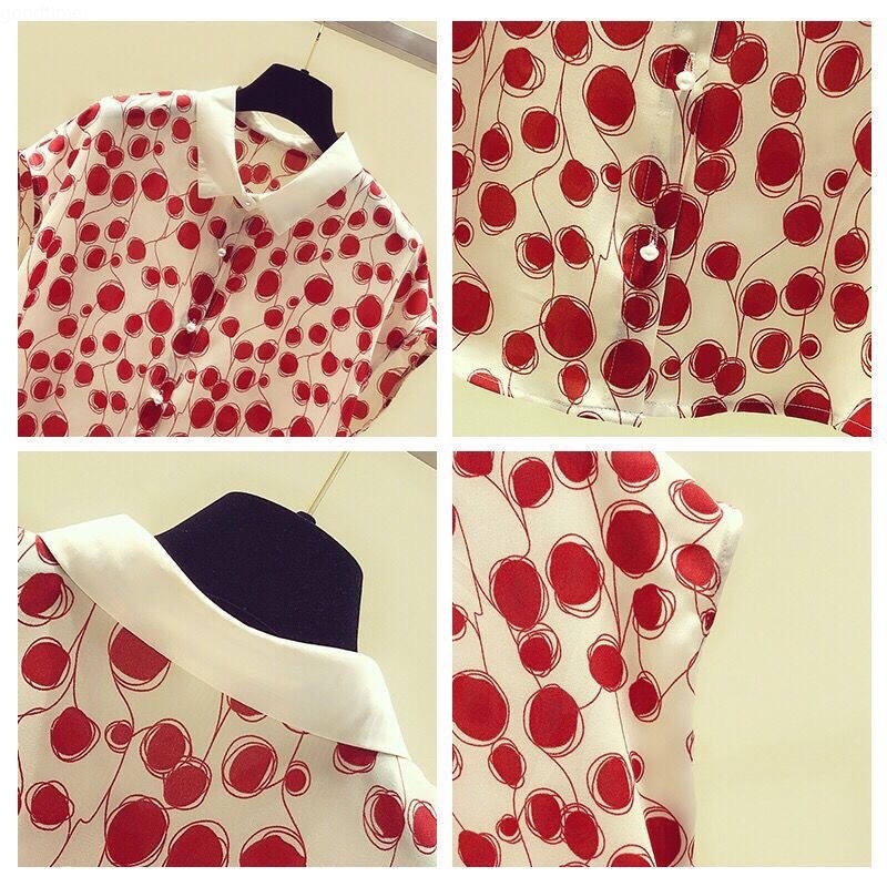 Áo Sơ Mi Ngắn Tay Dáng Rộng Thời Trang Mùa Hè Hàn Quốc Dành Cho Nữ