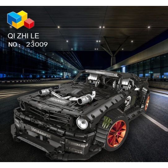 Lego lắp ghép ô tô- đồ chơi mô hình Siêu xe FORD MUSTANG điều khiển từ xa-