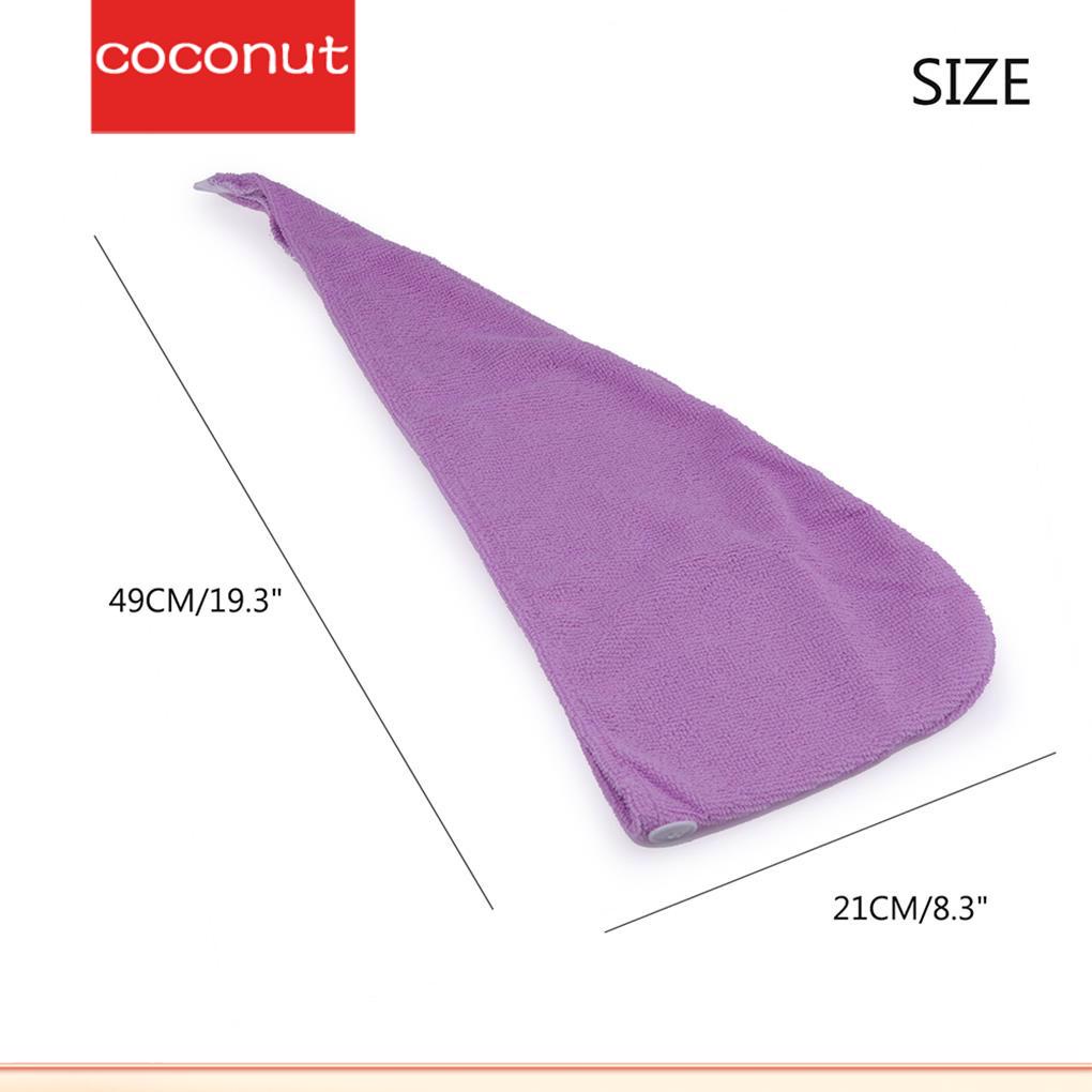 Mũ Trùm Đầu Bằng Sợi microfiber Giúp Làm Khô Tóc Nhanh Dùng Tại Nhà / Du Lịch
