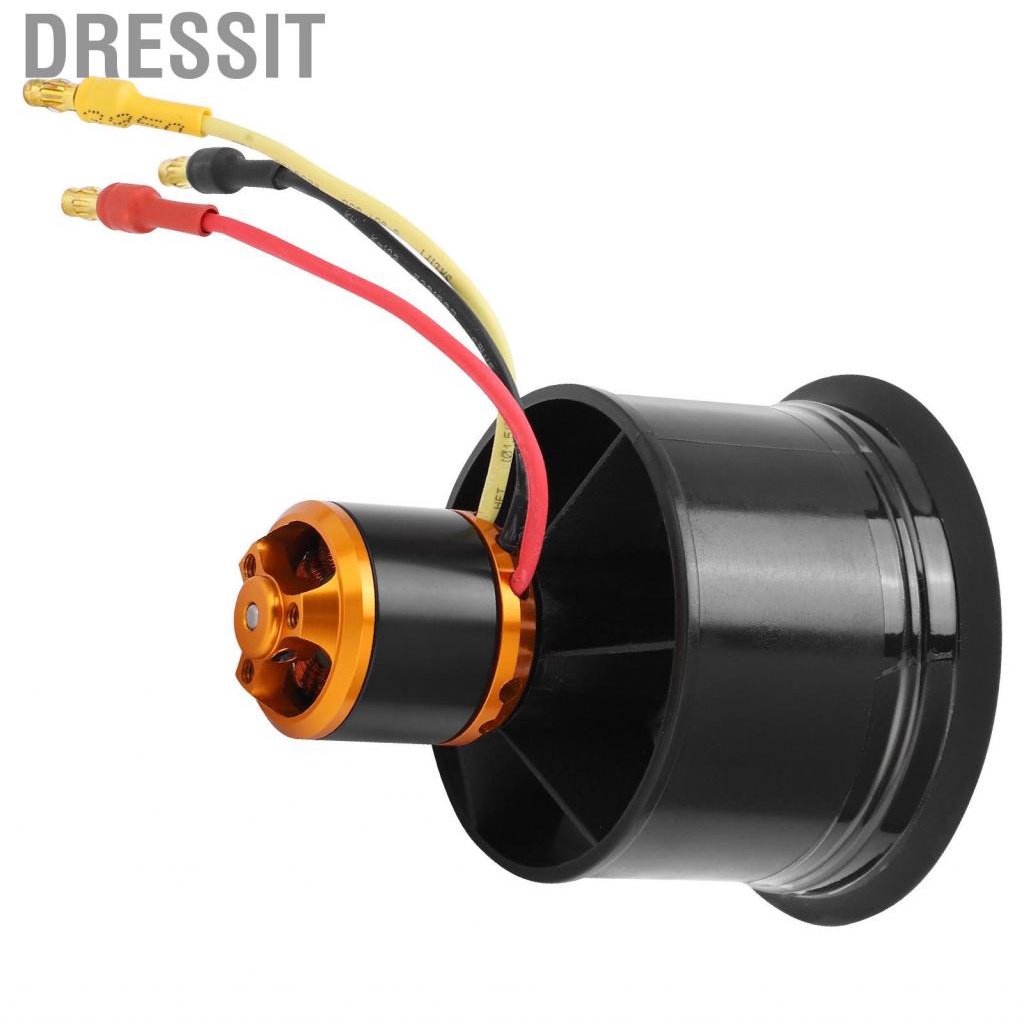 Dressit RC Ducted Fan  25.8m Motor Diameter Dynamic Balance 2 Blades with Brushless for Models
