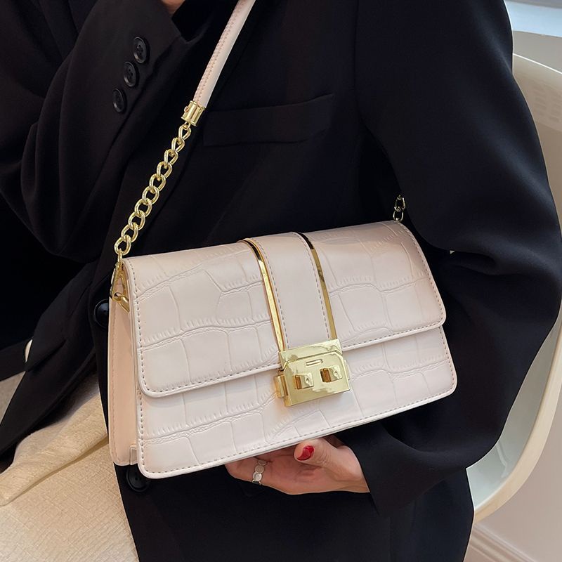 Túi Đeo Vai Hình Vuông Màu Trắng Phong Cách Mới 2023 Dễ Phối Đồ