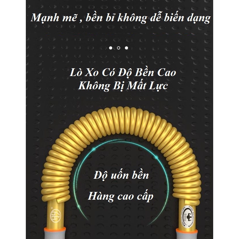 Gậy lò xo tập cơ tay 100kg Queen Dụng cụ bẻ tập cơ tay ngực tập gym thể dục thể thao 30 40 50 60 70 80 90 100 110 120kgT