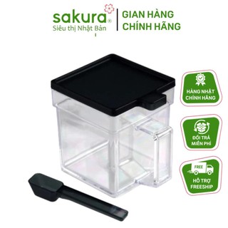 Lọ gia vị dáng vuông Inomata 400ml