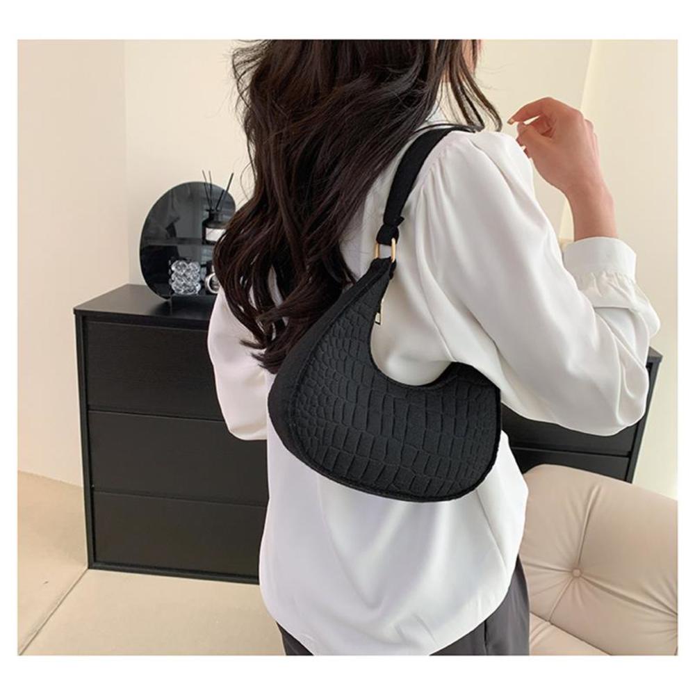 Thời Trang Túi Xách Đeo Vai Họa Tiết Vân Đá Phong Cách Hàn Quốc Cho Nữ