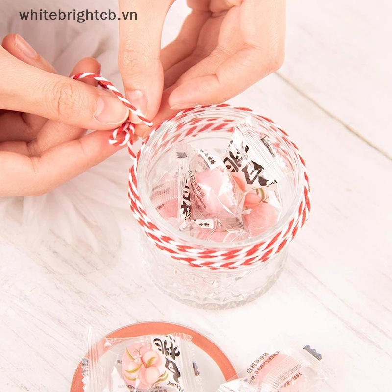 Cuộn Dây Thừng cotton 100m Dùng Gói Quà Giáng Sinh